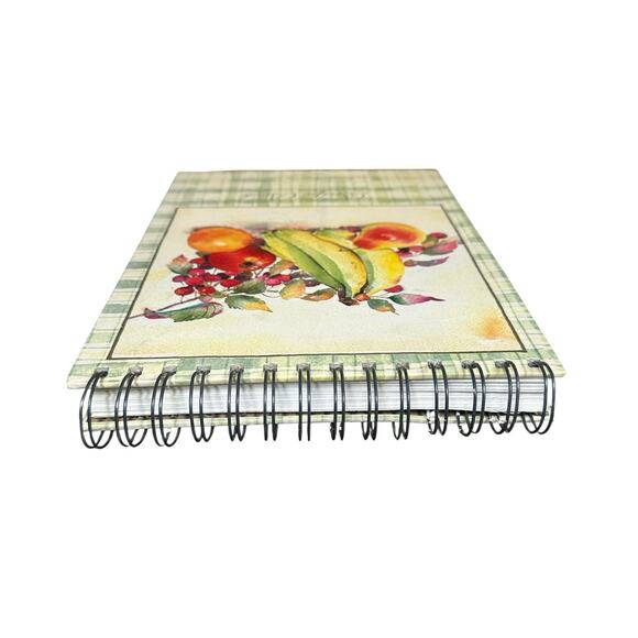 Daysprings Christian Spiral Recipe Book w/Easel Stand Fruit Print Hardcover - Picture 6 of 15